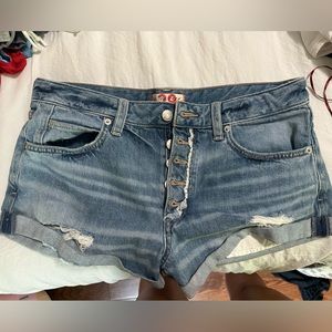Free people jean shorts